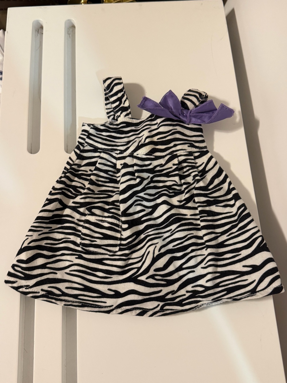 3/$45 American Girl Zebra Dress